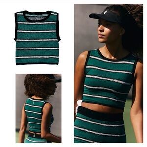 NWOT Free People Releve Stripe Crop XS/S